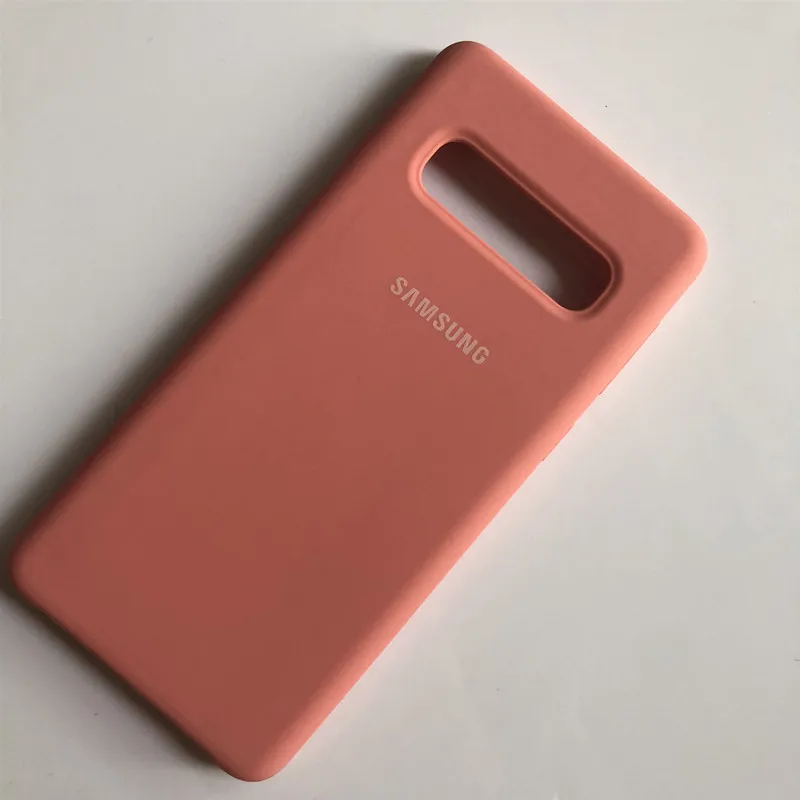 Жидкий силиконовый чехол для samsung galaxy S10 Plus, шелковистый мягкий на ощупь защитный чехол для samsung galaxy S10+ S10E lite - Цвет: pink