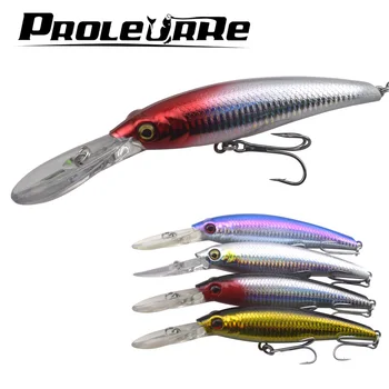

Proleurre 1Pcs 19cm 55g Wobbler Fishing Lure Artificial Big Crankbait Minnow Peche Bass Trolling Bait Pike Carp lures Hard Baits