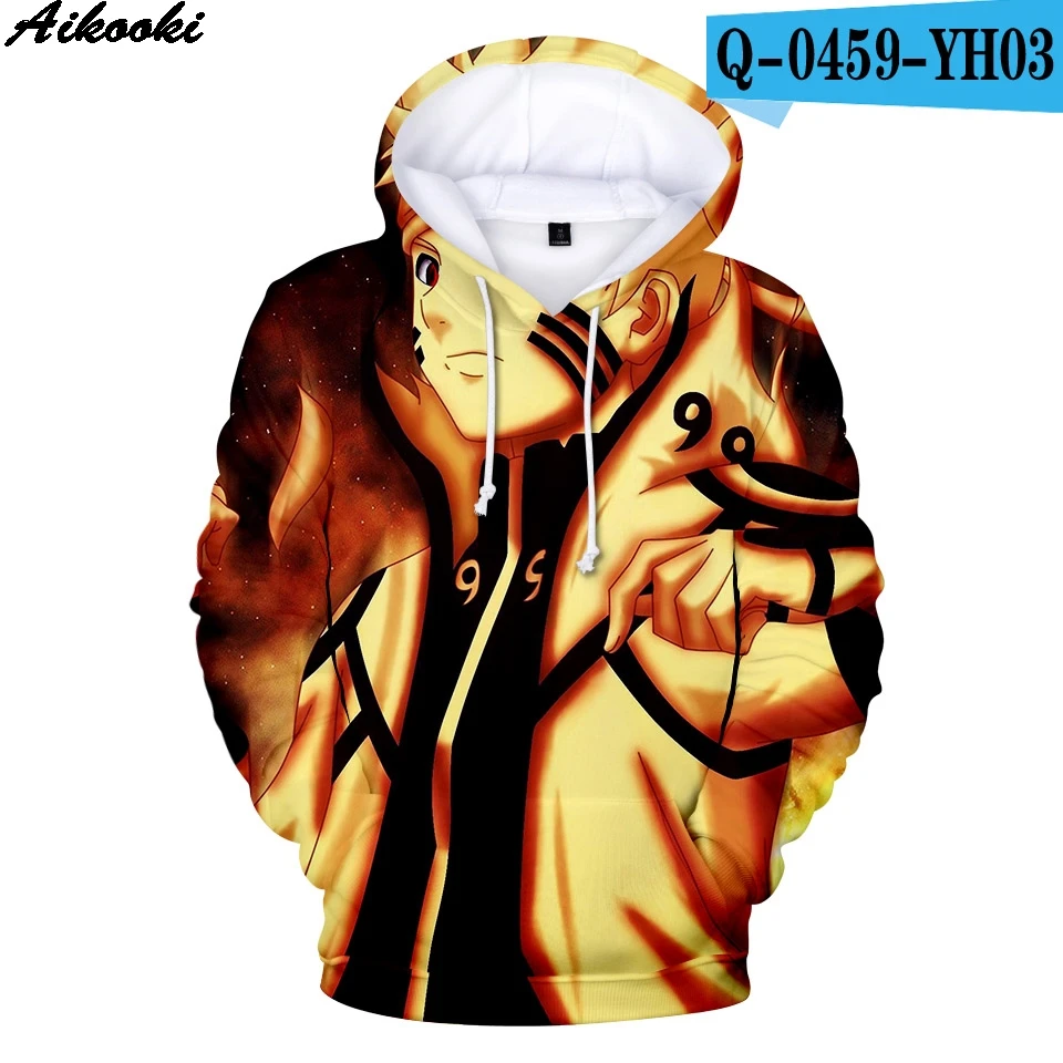 Casual Fashion Anime Naruto 3D Hoodies Men/Women Winter Tops 3D Hooded Children Sweatshirts Naruto 3D Kid Hoodies Men pullovers - Color: 3D