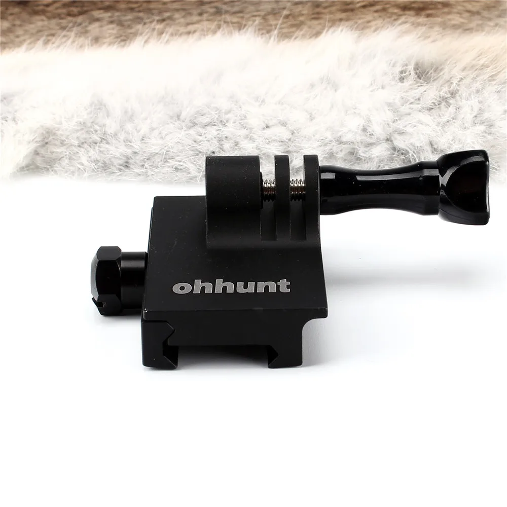 Ohhunt Go Pro Rail Mount Sports camera Adapter аксессуары 20 мм Picatinny Weaver рейка база для наружного охоты спортивных