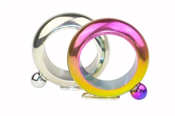 

New Fashion Bangle Bracelet Hip Flask Grade 3.5OZ 304 Stainless Steel Wine Bottle Whiskey Vodka Drinkware