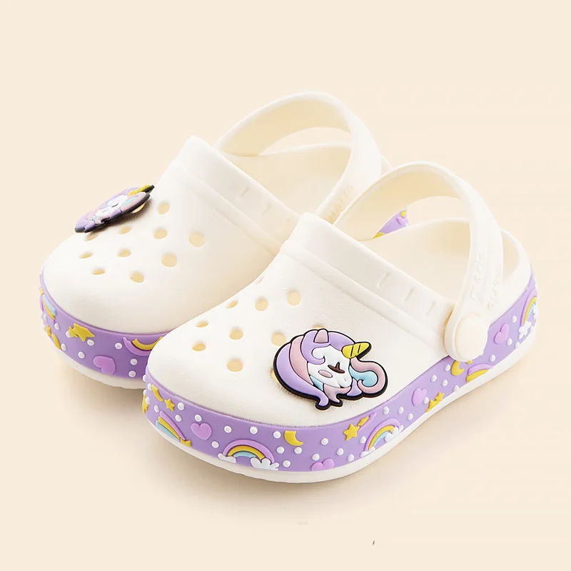 Makalon 2020 Summer Toddler Baby Boys Girls Cute Cartoon Beach Sandals Slippers Flip Shoes