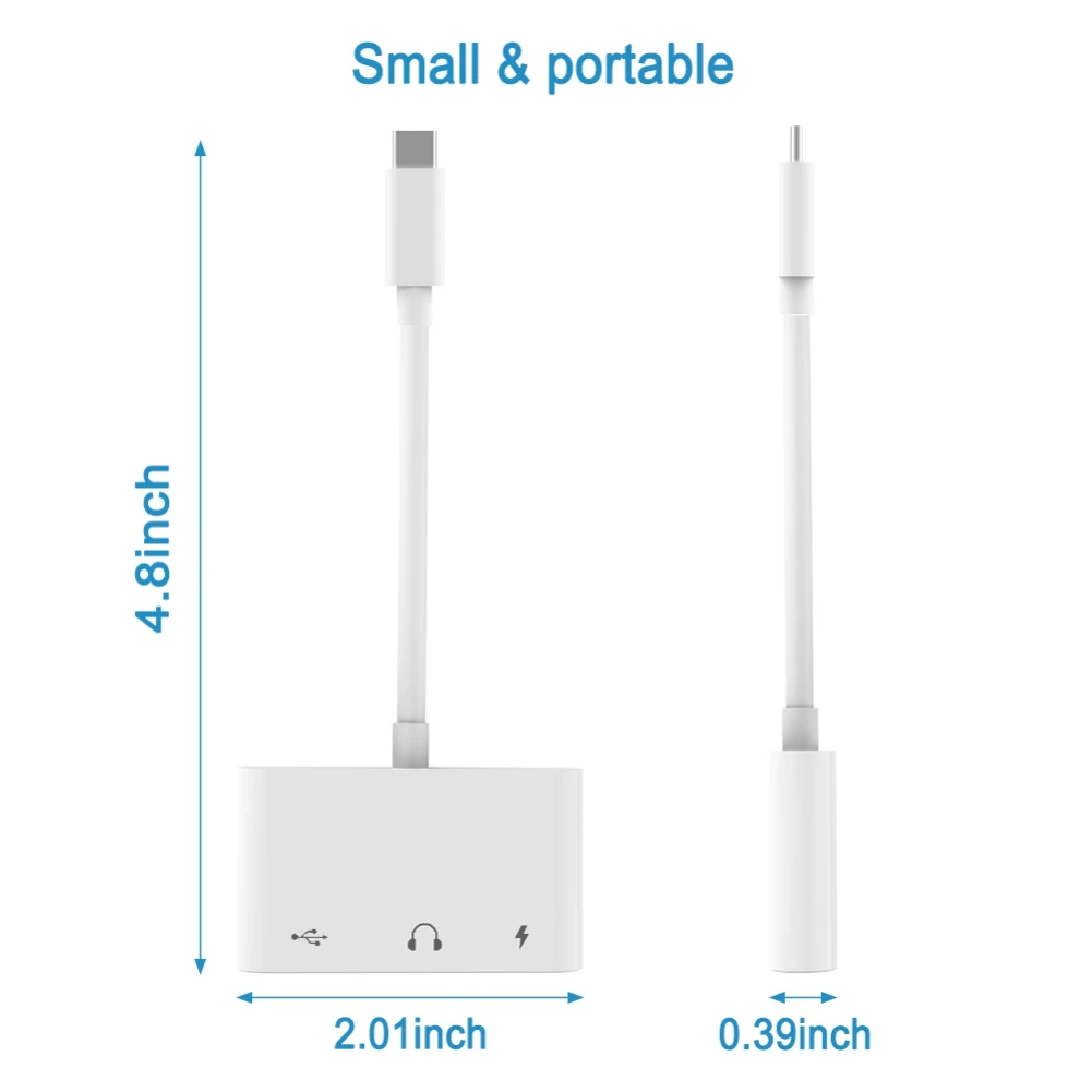 3-в-1 Тип с разъемами типа C и USB 3,5 мм USB-C цифровой аудио кабель для RJ45 преобразователь OTG кабель проводной Ethernet LAN Netword адаптер Шнур