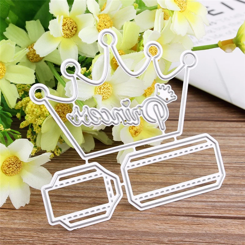 

Crown Metal Cutting Dies Stencils DIY Scrapbooking Stamps Paper Album Decor Birthday Greeting Cards Decorative Embossing Dies