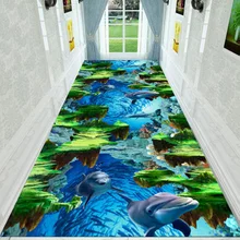 Морей и океанов 3D ковер креативный дверной коврик Ванная комната Коридор Ковры проходы лестницы ковер для спальни коврик для прихожей прикроватный вход для дома