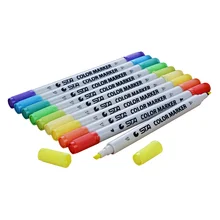 12/24/36/48 Цвета маркер для рисования фломастеры Набор профессия двойной наконечник для рисования маркер-Хайлайтер для детей в стиле «граффити» товары для рукоделия