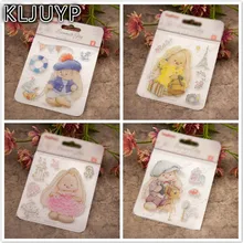KLJUYP font b Baby b font Bear Transparent Clear Silicone Stamp Seal for DIY scrapbooking photo