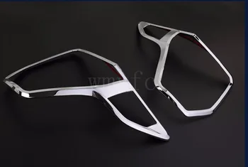 

ABS Chrome Glossy Rear Tail Light Lamp Cover Trim 2pcs fit For Ford Explorer 2016 2017 2018