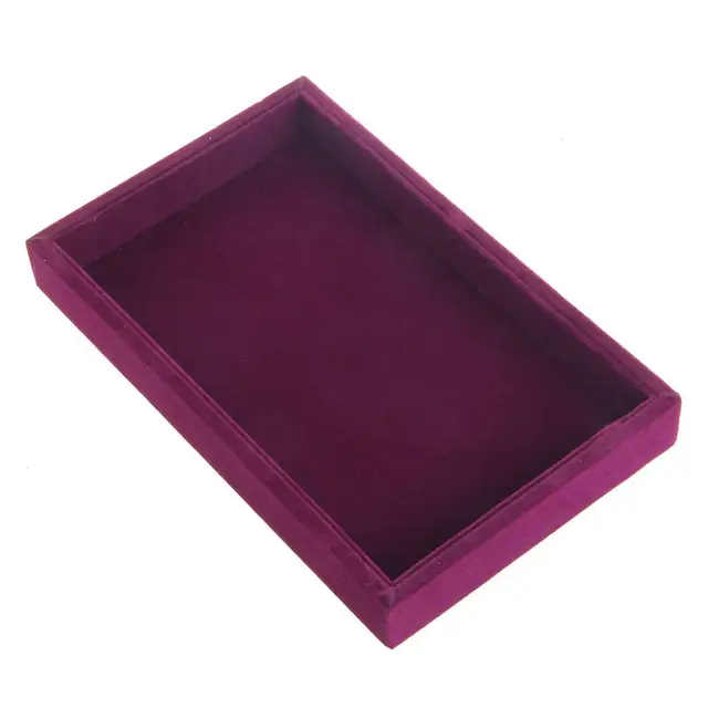 Stackable Jewelry Trays Inserts Velvet Catch All Jewelry Display Tray