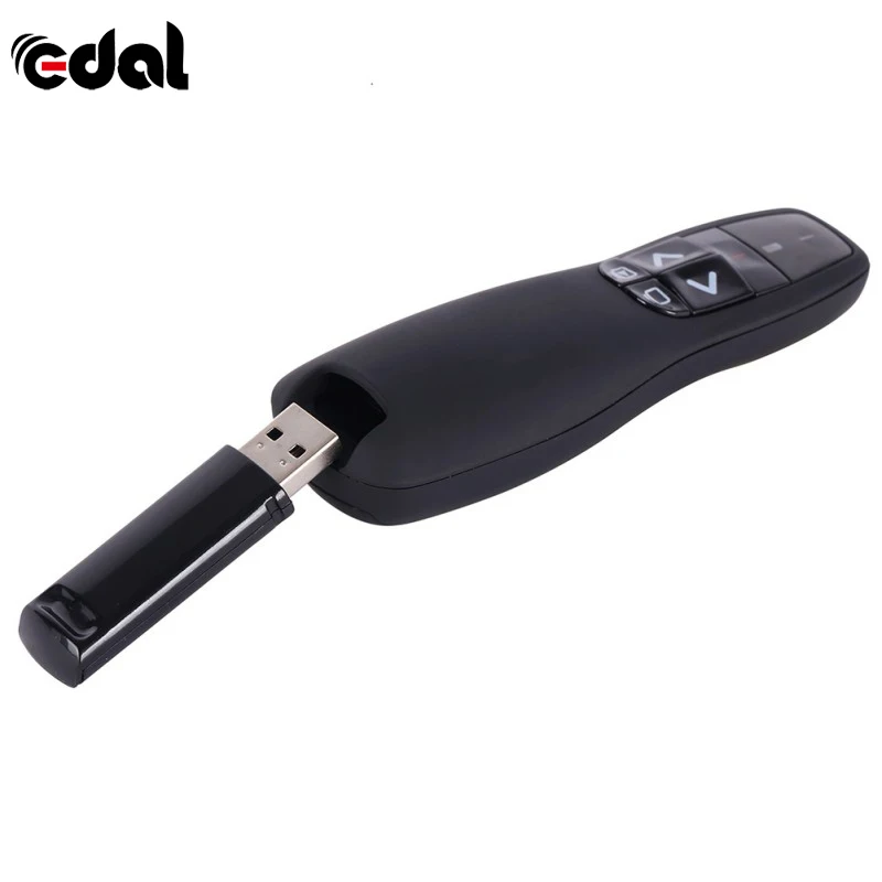 

EDAL 10m Wireless Laser Pen Presenter Red Laser Pointers Pen USB RF Remote Control Page Turning PPT Powerpoint Presentation