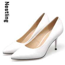 New 2016 Spring Fashion High Quality Party Shoes Sexy Thin heel Pointed Toe Women Pumps High Heels Party Shoes D50