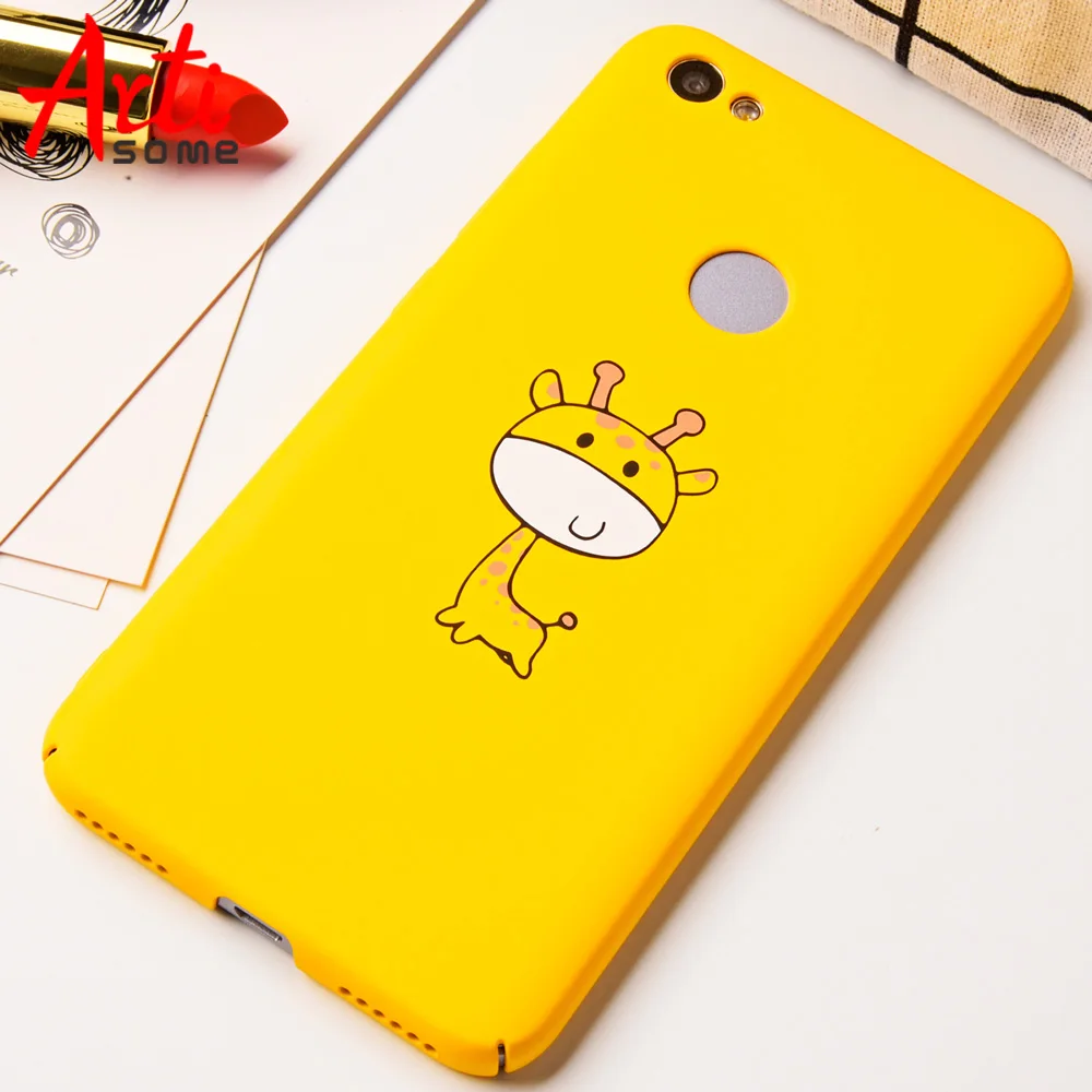 

Artisome Giraffe Phone Cases For Xiaomi Mi A1 5X Case Cute Hard PC Case For Xiaomi Redmi 4X 5 5A 5 Plus Note 4X 5A Coque