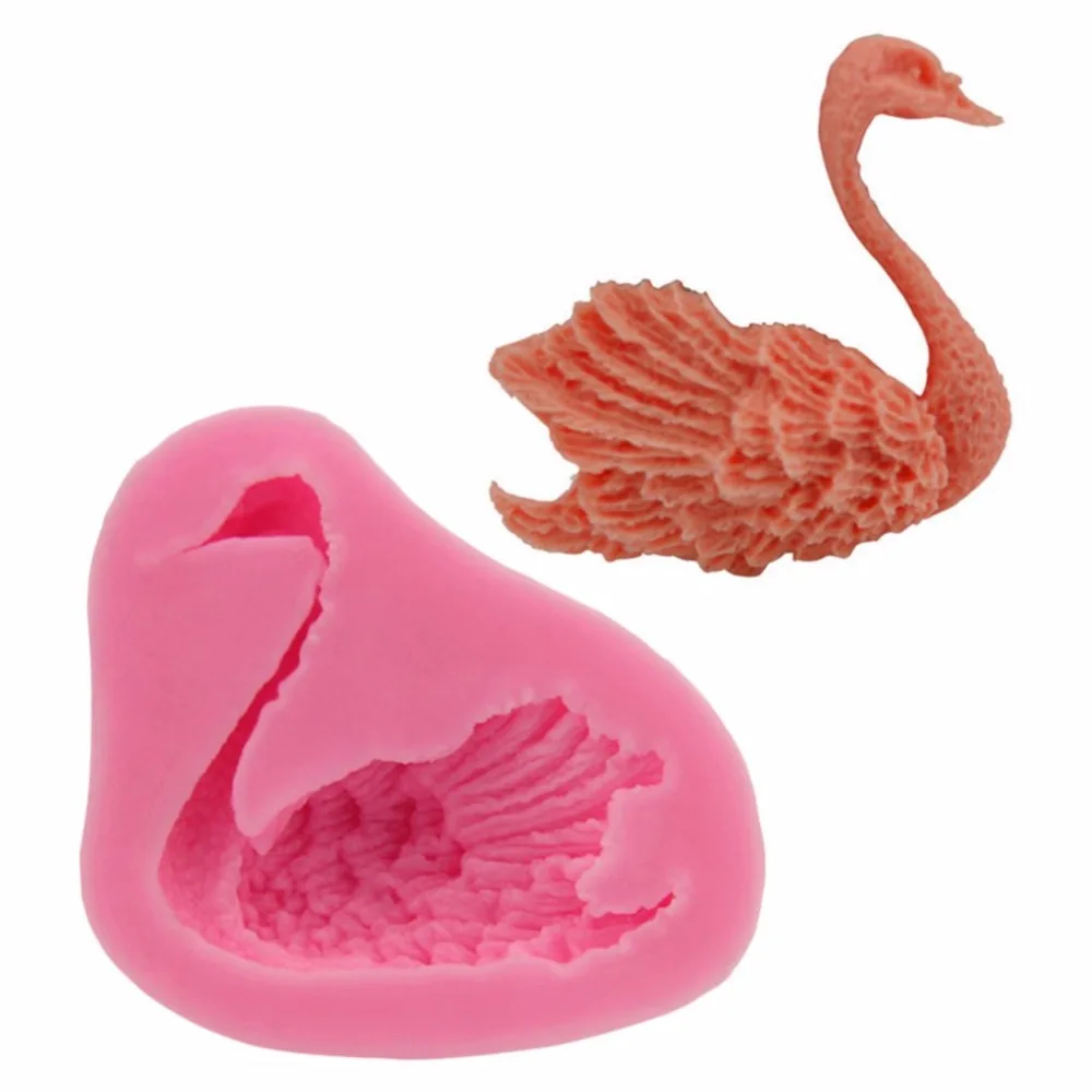 

PREUP 1PCs Swan Shape Mold Silicone Cake Mold 3D Fondant Mold Wedding Party Cake Decorating Tools Kitchen Accessories Hot