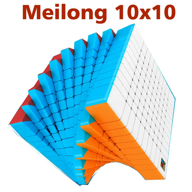 Cubing класс Meilong 10*10 Stickerless скорость cubing для коллекционеров X'mas подарок Brithday Cubexyz