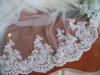

ivory alencon lace scalloped lace trim bridal lace wedding trim laceCG036 10yards