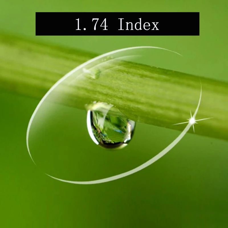 

Top quality 1.74 refractive index clear lens eyes optical glasses customize myopia prescription lenses