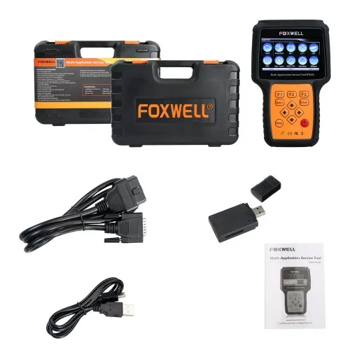 

Foxwell NT650 OBD2 Diagnostic Service Tool Engine ABS SRS Airbag 13 Reset Functions Auto Scanner