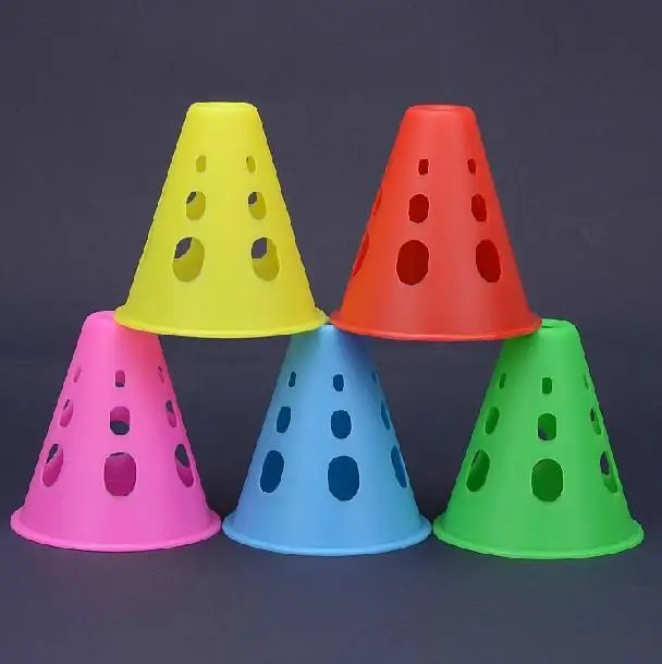 

Anti-Wind Inline Skate Cones Agility Marker Slalom Roller Skating Marking Cups Freestyle Slalom Skate Pile Cup Seba