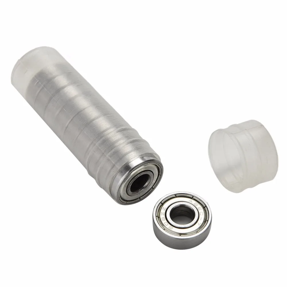 

10Pcs Silver Bearings ABEC 7 608ZZ Skateboard Stainless Steel Bearings Roller Scooter Ball Bearings Skate Skateboard Wheels