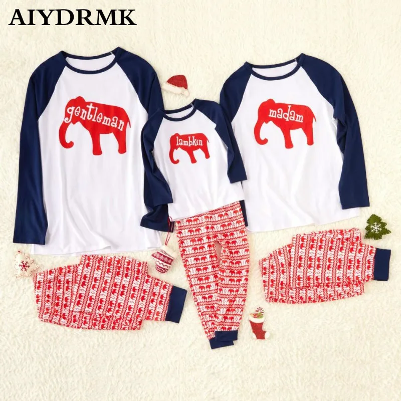 Bear Family Christmas Pajamas Set Family Look Matching Family Pajamas Navidad Family Matching Clothes Mommy and Me Sleepwear