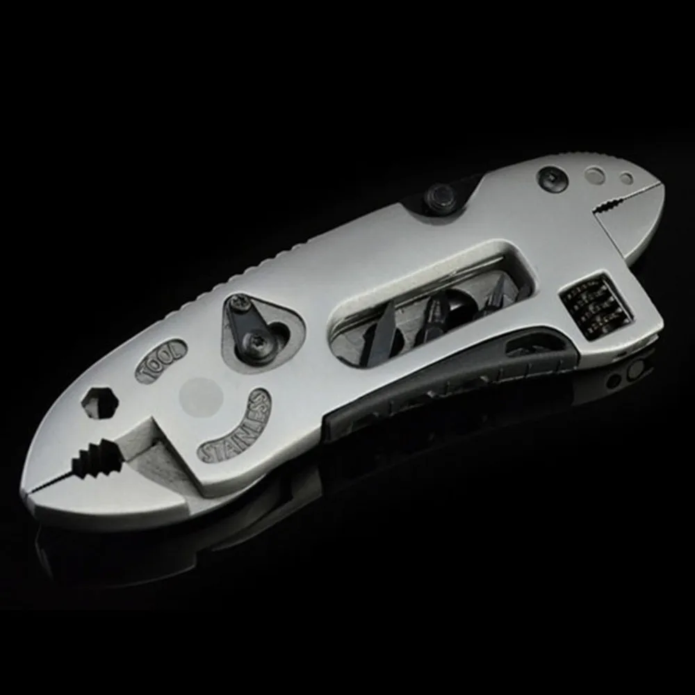 Outdoor Multitool pliers Adjustable Wrench Jaw hand tools +Screwdriver+Pliers+Knife Multitool knife Set Survival Gear BS Outdoor Multitool pliers Adjustable Wrench Jaw hand tools +Screwdriver+Pliers+Knife Multitool knife Set Survival Gear BS