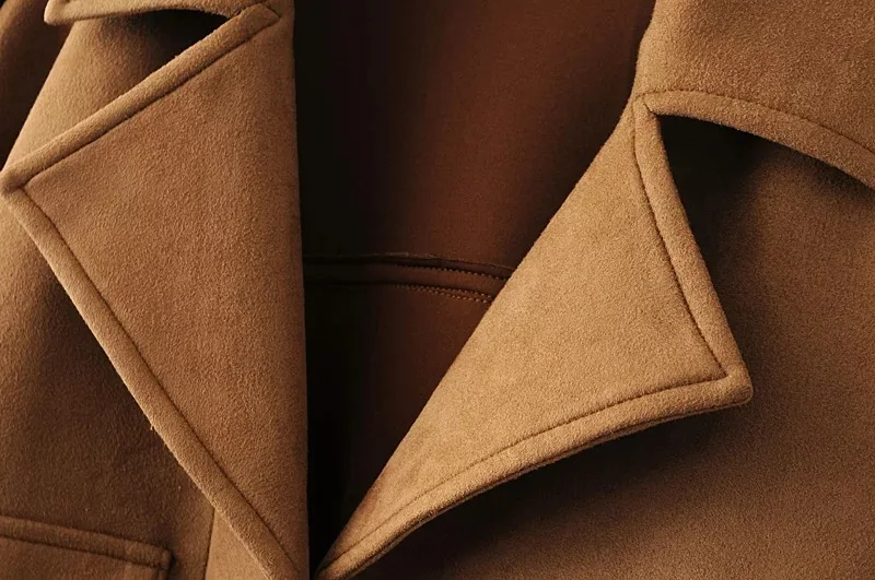 2017 модная женская байкерская куртка в стиле ретро бойфренда коричневого цвета из