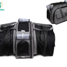 PUPISEH Сумка-переноска для собак, авиация, автомобильная переноска для домашних животных, дышащая сумка для кошек, собак, уличная сумка, складная маленькая/Средняя сумка на плечо для собак