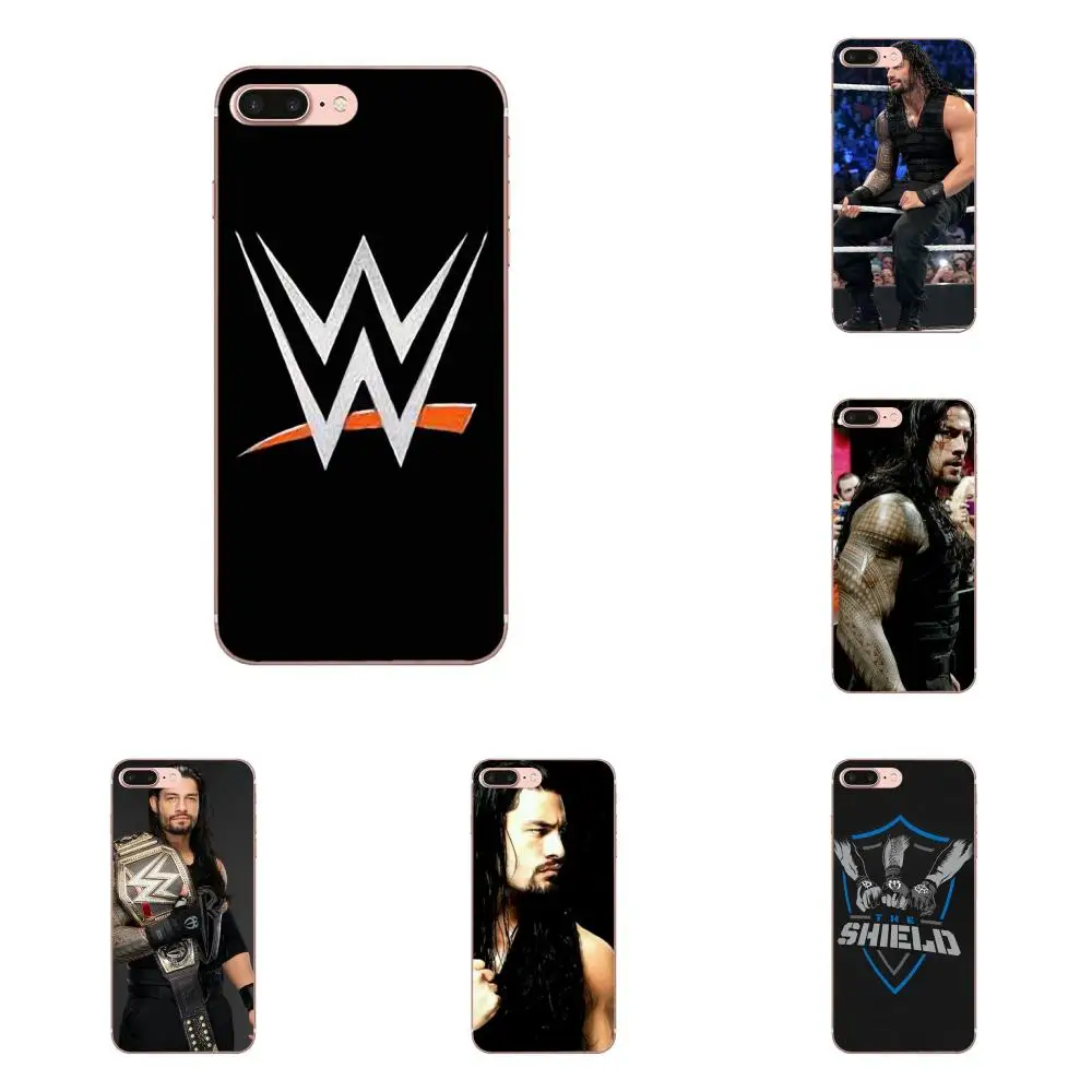 

For Apple iPhone 4 4S 5 5C 5S SE 6 6S 7 8 Plus X XS Max XR Soft Silicone TPU Transparent Capa Case W Roman Reigns