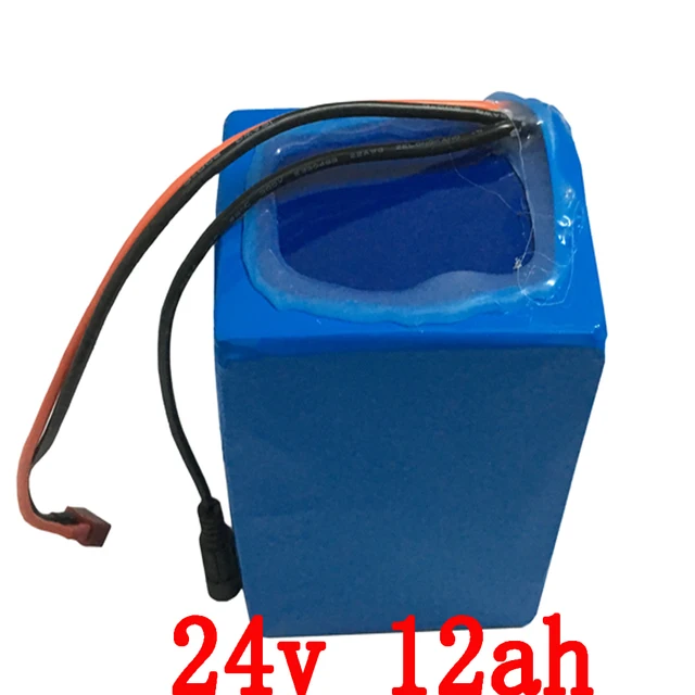 Cheap 24v 12ah lithium ion battery 24 v 12ah 15A BMS 250w 24v 350w battery pack for wheelchair motor kit electric power +2A charger
