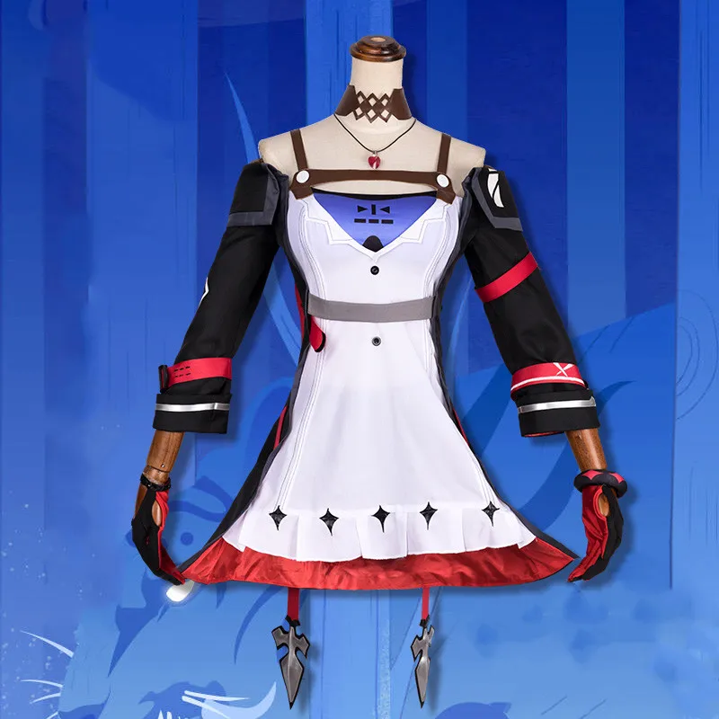Игра Honkai Impact 3: Reburn Косплей Костюм Kallen Kaslana платье косплей костюмы Хэллоуин