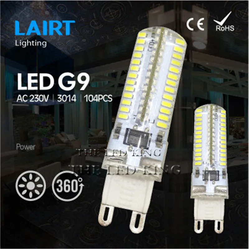 10 шт./лот 110 V 220 V G9 светодиодный светильник 3014 SMD с регулируемой яркостью 15 Вт 21 Вт Светодиодная лампа-Кукуруза лампа Luz