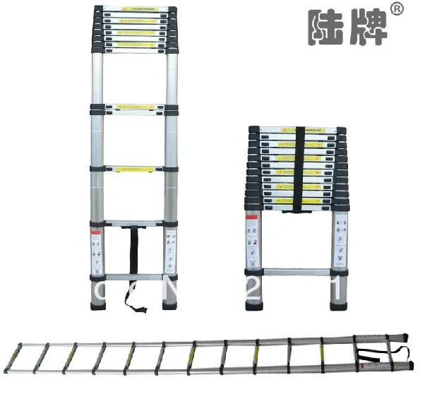 Aluminum alloy stairs High quality aluminum telescopic ladder household stair portable folding