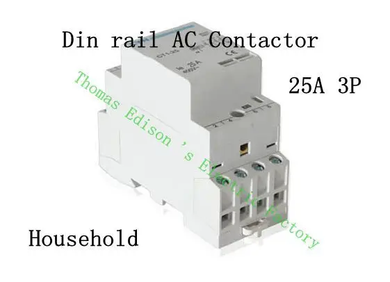 

auxiliar de partida KOHTAKTOP CT1 CT1-25 25A 3P 220V 50 or 60HZ Din rail Household AC Contactor