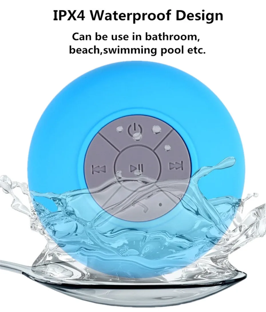 Mambaman Bluetooth Speaker Waterproof Shower Wireless Mini Portable Speakers for Xiaomi iPhone Handsfree Bluetooth Car Receiver (2)
