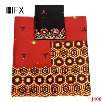 

bazin riche getzner RED 7yards cotton brode getzner 2019 new arrival French lace with tulle scarf set for wedding dres J408