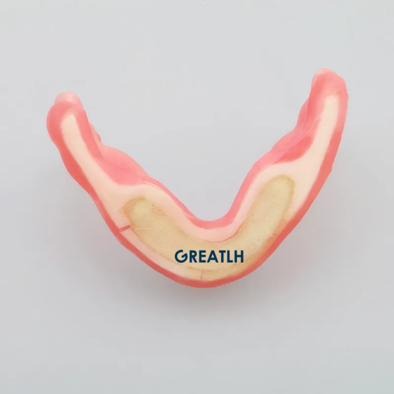 Modelo de Mandíbula Dental com Silicone para Prática de Incisão Mandibular Implante Sutura Dentista Prática Modelo M2027 2 Cheap Modelo de Ensino Dental