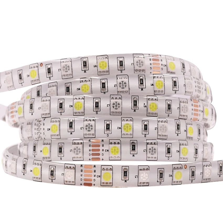 Ленсветильник светодиодная водонепроницаемая 12/10 мм 5050 SMD 5 м 300 светодиодов|rgb warm