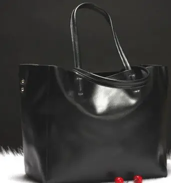 Дорожные леопардовые женские вместительные Сумки из натуральной кожи роскошные дизайнерские сумки на плечо bolsa feminina bolsos mujer obag - Цвет: Черный