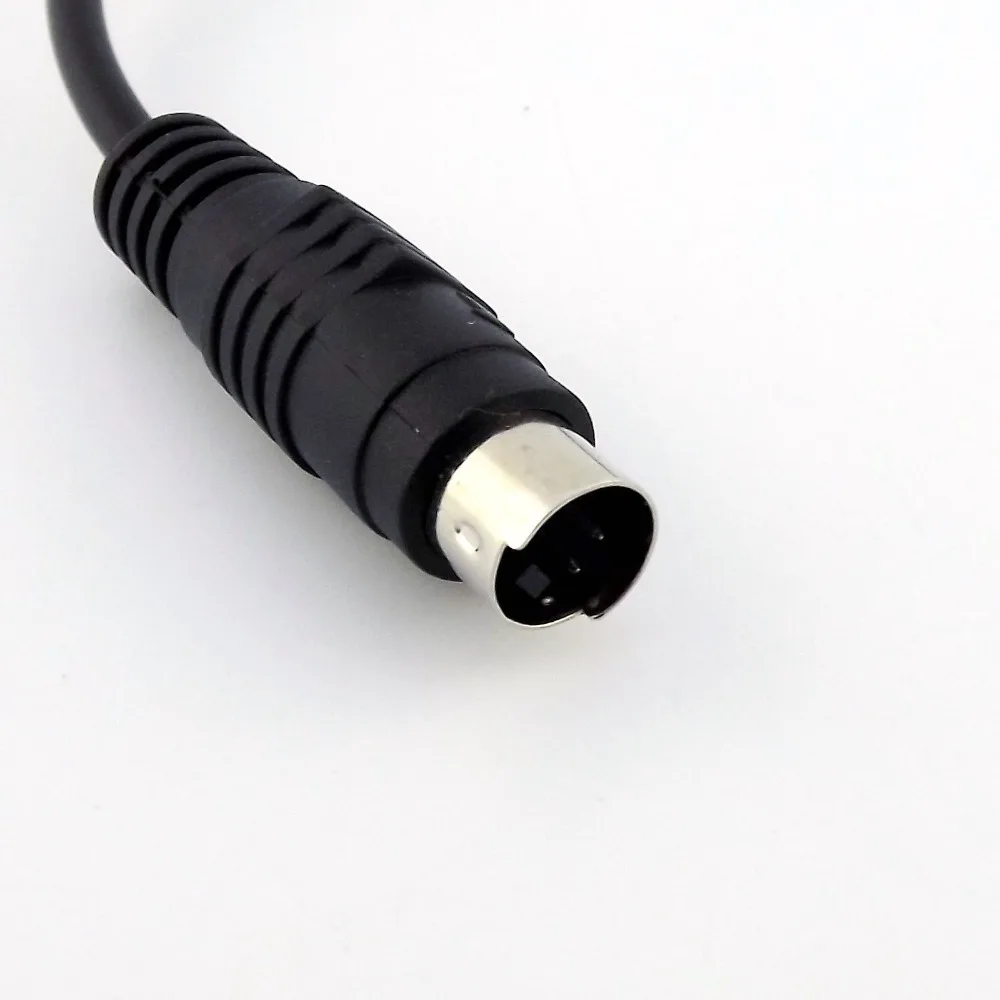 5x Mini DIN 4 Pin S видео штекер на AV TV RCA гнездо Аудио Видео адаптер Соединительный