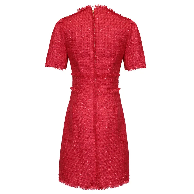 ladies red christmas dress