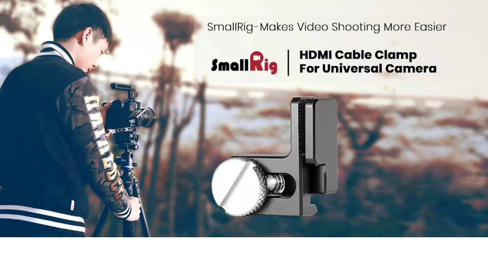 SmallRig HDMI Кабельный зажим HDMI замок зажим для кинокамеры клетка-1693