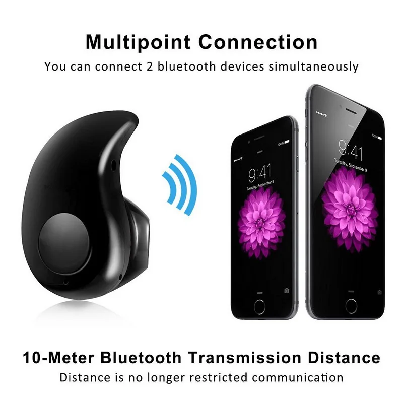 Мини беспроводной наушник Bluetooth наушники беспроводные стерео в ухо гарнитура для
