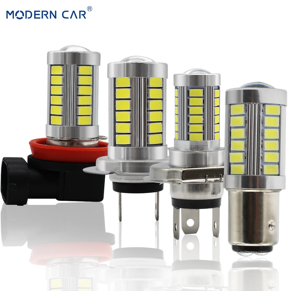 Современный Стайлинг автомобиля H11 1157 33SMD 5730 светодиодсветодиодный ДХО тормозные