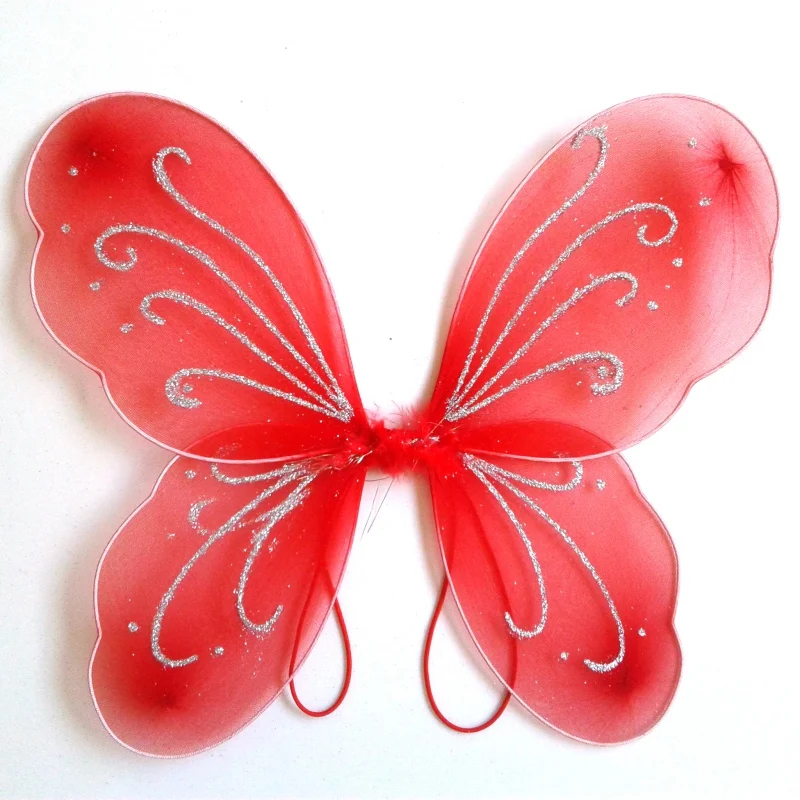 Лидер продаж дизайн Ангел Феи; бабочки; крылья шаль дети обувь для мальчиков девочек Необычные карнавальный костюм Хэллоуин аксессуар