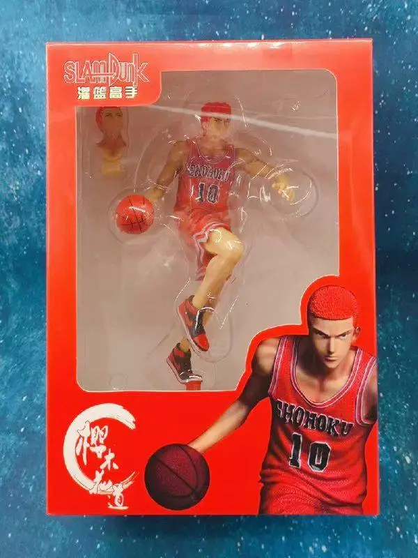 Slam Dunk Hanamichi Sakuragi фигурки двойные головы игрушки 23 см - Цвет: With Box