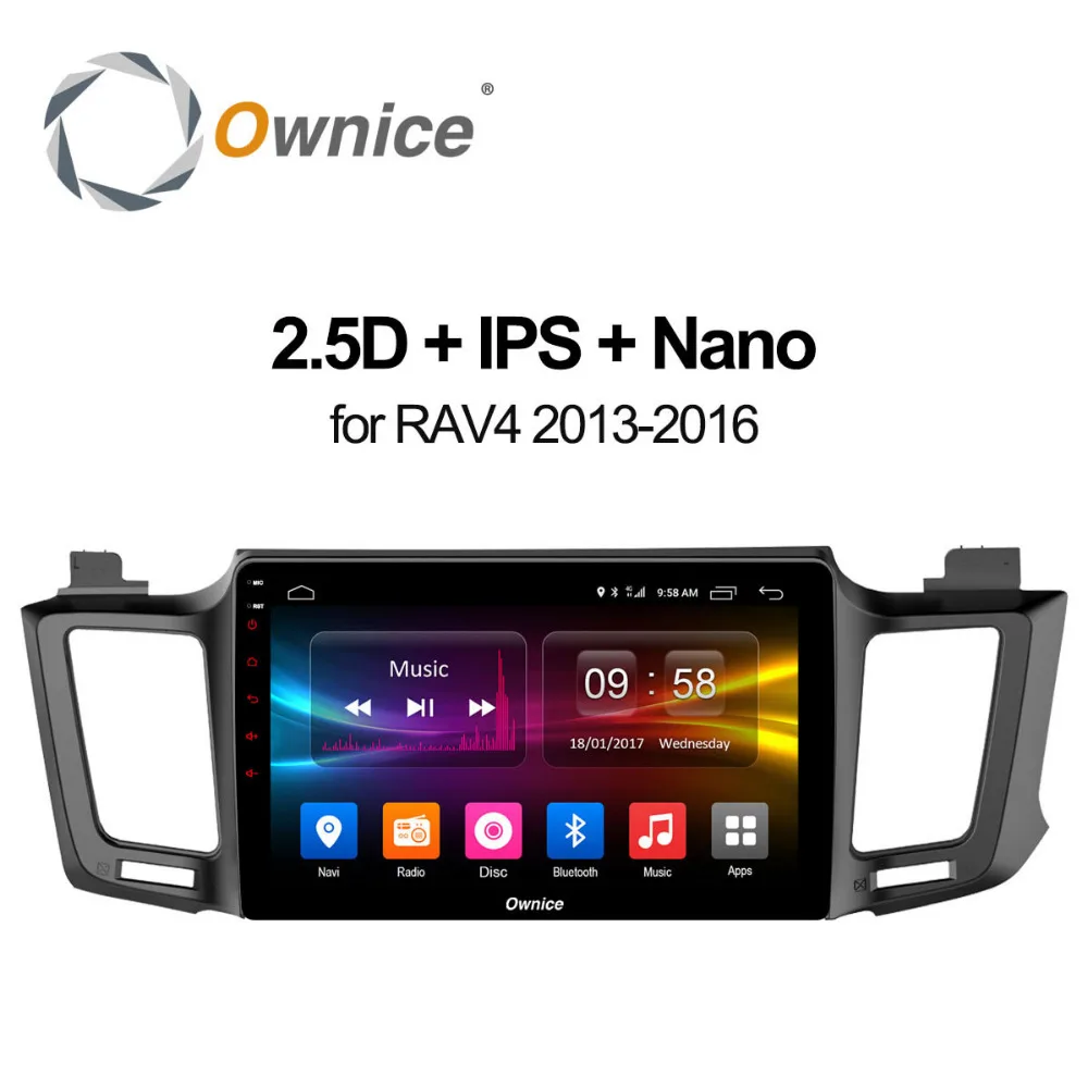 Автомобильный DVD плеер IPS Android 8 1 2 Гб ОЗУ 4G SIM GPS карта Bluetooth 4 RDS радио Wifi для Toyota RAV4 2013