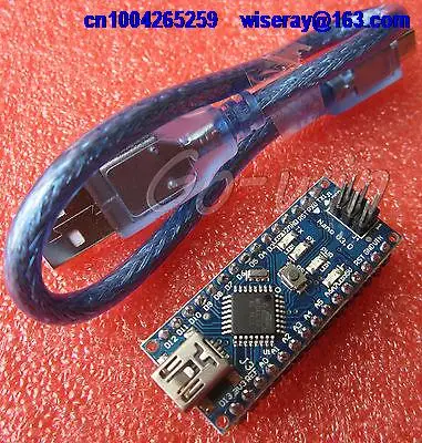 

DHL/EMS 50 pcs Nano V3.0 Mini USB ATmega328 5V 16M 100% ORIGINAL FTDI FT232RL Arduino+ USB 3o