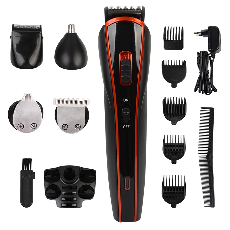 

5 in 1 Rechargeable Hair Clippers men Hair Trimmer Razor Shaver Beard Shaving Machine Electric Trimmer for Men hair cut tools