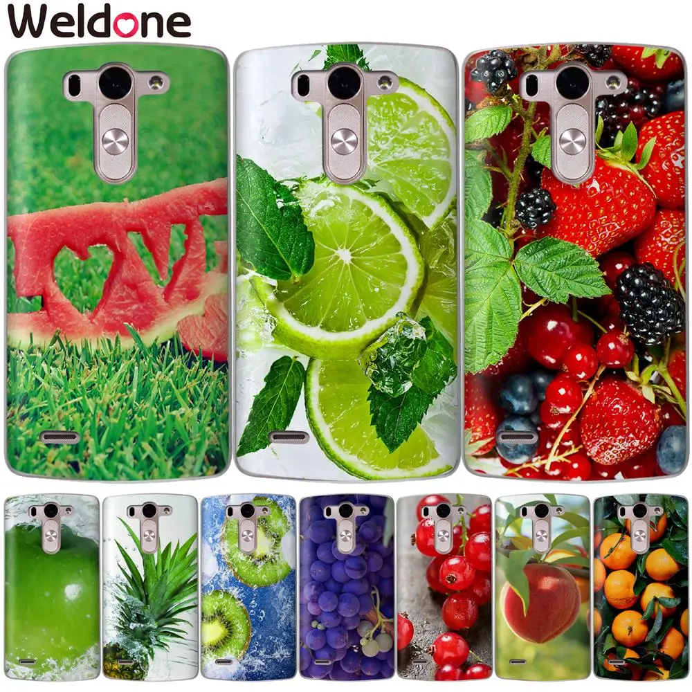 

Summer Fruit Strawberry Case Cover For LG Q6 G6 X Power 2 X Screen G4 G5 Q8 K7 K8 K10 2017 Phone Cases Etui Covers Coque