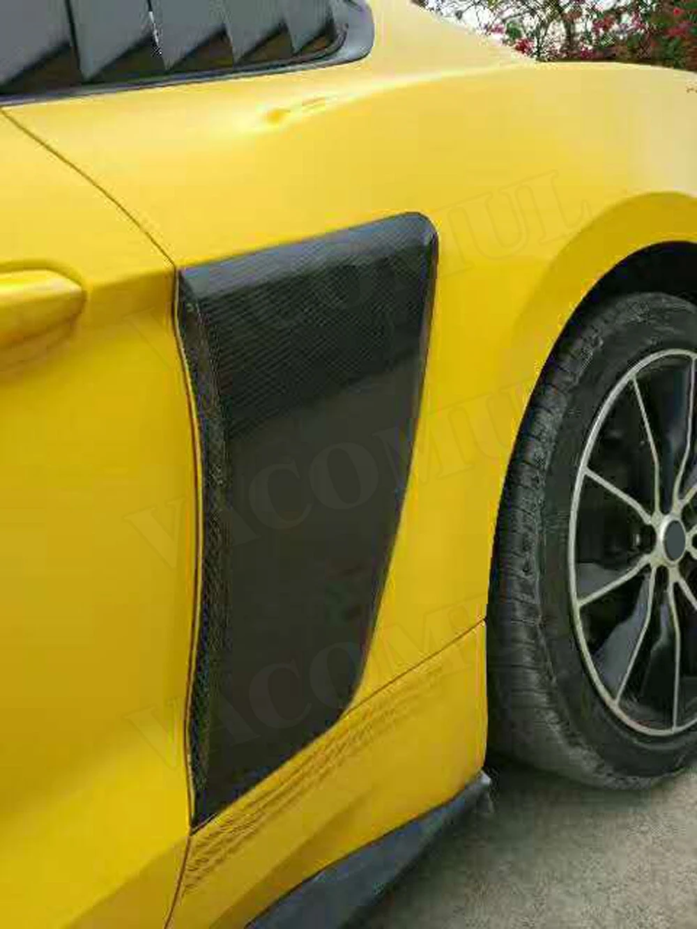 Задние крылья из углеродного волокна декоративные накладки для Форд Мустанг купе 2-двери 2 шт./компл